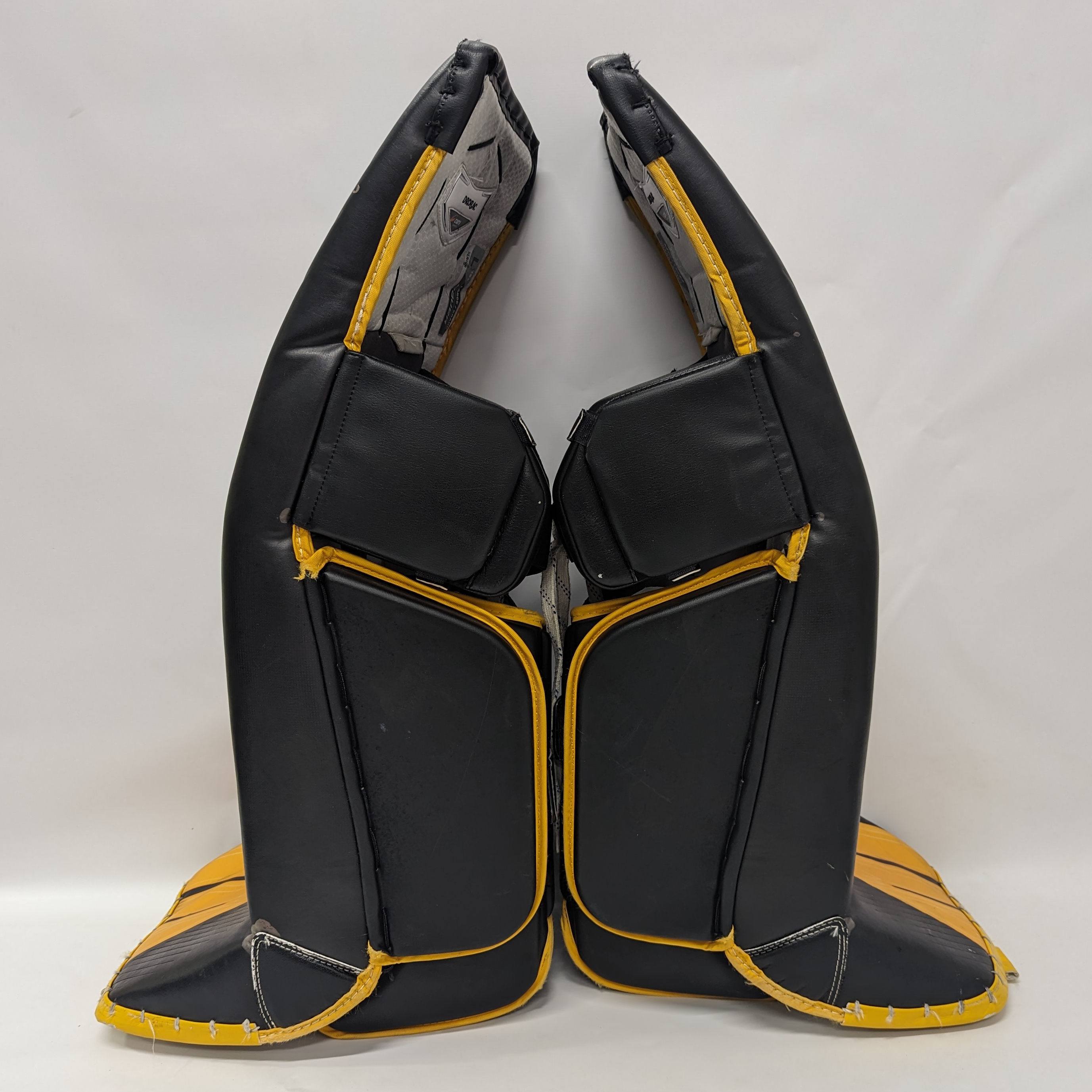 Bauer Supreme UltraSonic - Ensemble complet de gardien de but Pro Stock (noir/jaune/blanc)